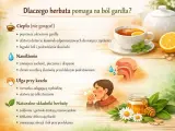 Ciepła herbata, miód i cytryna to idealna odpowiedź na pytanie: jaka herbata na ból gardła? Łagodzi, nawilża i pomaga przy kaszlu.