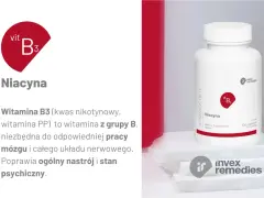 Niacyna, czyli witamina B3, kluczowa dla mózgu i układu nerwowego. Suplement diety w kapsułkach.