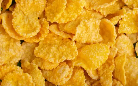 Złociste płatki kukurydziane corn flakes. Czy są zdrowe? To zależy od dodatków i sposobu przygotowania.