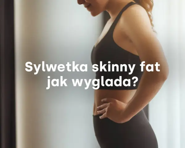 Sylwetka skinny fat – poznaj cechy tej figury. Kobieta w sportowym topie i legginsach.